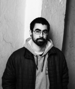 Alexander Rivadeneira (Tucumán, 1999). Autor de Las fuerzas del cielo, publicado por Aguacero Ediciones